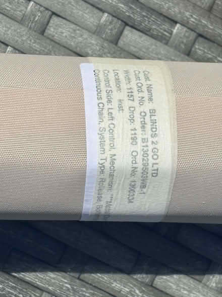 Photo of free Blue rollerblind (Blinds2Go) (Easington OX16) #2