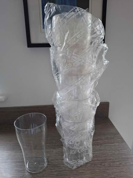 Photo of free 2-pint plastic glasses (unused) (Dunston/ Low Teams NE8) #2