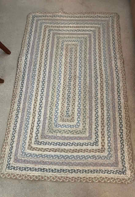 Photo of free Organic jute braided rug (SW10 Off Redcliffe Gdns) #1