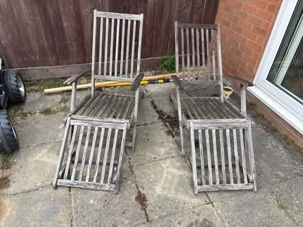Photo of free Garden reclining steamer chairs (Bicester) #1