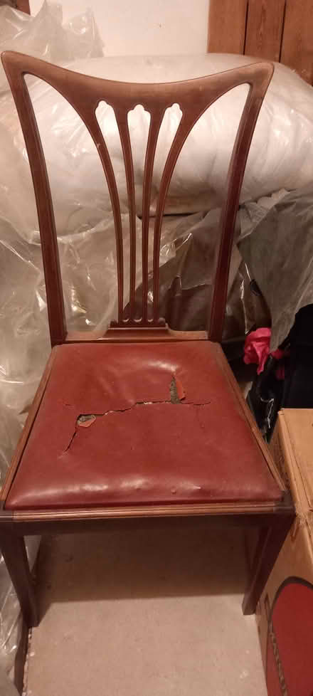 Photo of free Three Dining Chairs & A Pouffe (Ulverley Green B92) #3
