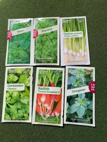 Photo of free Veg and herb seeds (Tunbridge Wells S. TN2) #1