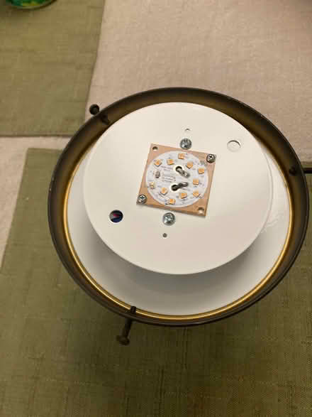 Photo of free Ceiling light fixture bade (Silver Spring, MD) #2