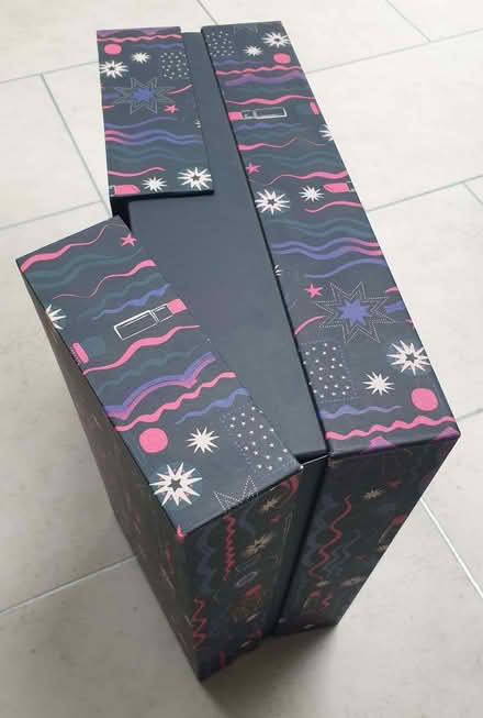 Photo of free Pink & Purple Drawer Set Cube VGC (John Lewis Empty Advent) (Chelmer Village CM2) #4