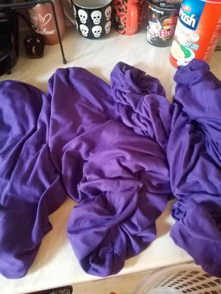 Photo of free Purple bucket seat covers (Yorkshire) #1