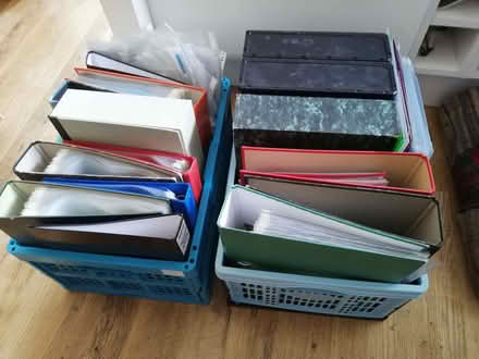 Photo of free File/box holders (A4/Foolscap), loose plastic wallets (Bradleys Both BD20) #1
