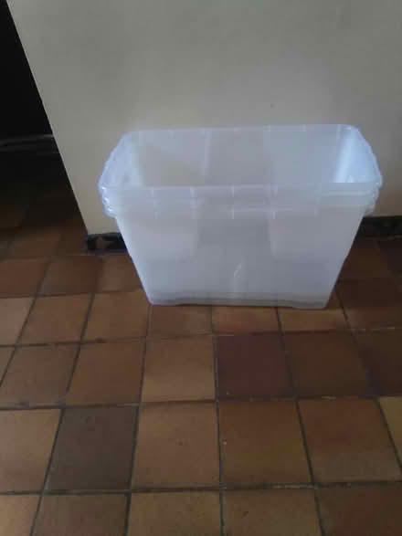 Photo of free 3 storage boxes with lids (Anerley SE20) #1