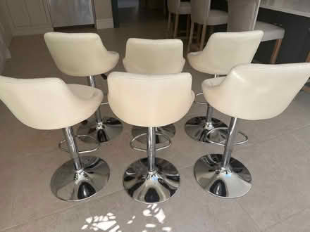 Photo of free White Bar Stools (KT12) #3