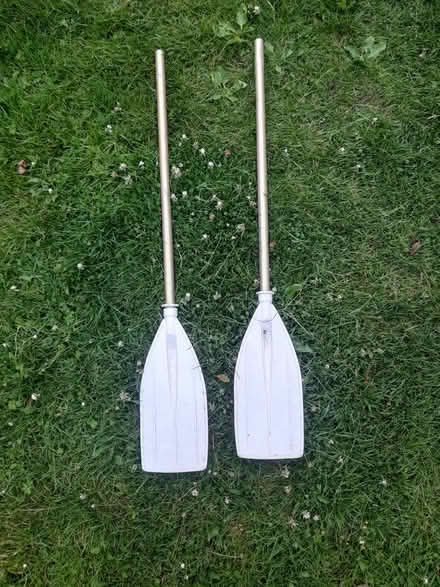 Photo of free 2 single canoe paddles. (Northend) #1