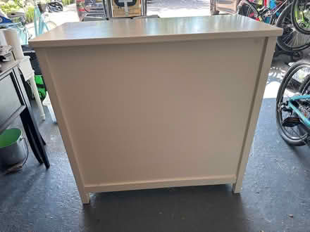 Photo of free White Wooden Chest of Drawers (KT12) #3