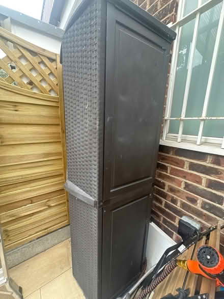 Photo of free Mini shed with shelves (West Kensington W14) #2