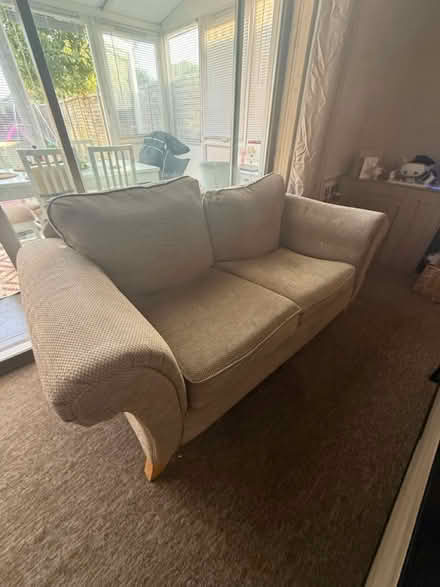 Photo of free X 2 beige sofas (Bognor Regis - PO22) #1
