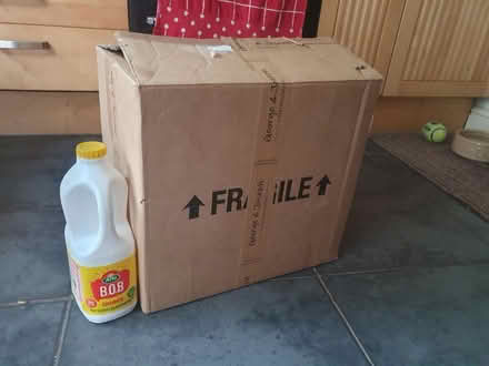 Photo of free Sturdy cardboard box (Sinfin DE24) #2