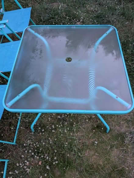 Photo of free Pending - Garden table & 4 Chairs (Longworth, OX13) #1