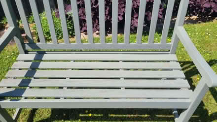 Photo of free 2 seater wooden garden sofa (Heacham PE31) #2
