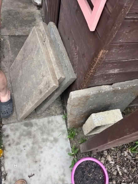 Photo of free 2 x large concrete square slabs (B68) #1