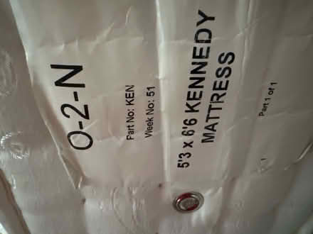 Photo of free King size bed Sleepeezee extra firm excellent (West Kensington W14) #4