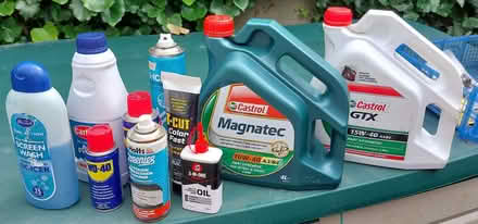 Photo of free Auto-jumble: oils, cleaners, light bulbs (Headington OX3) #1