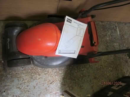 Photo of free Flymo Lawn Mower with grass box (didsbury M20) #2