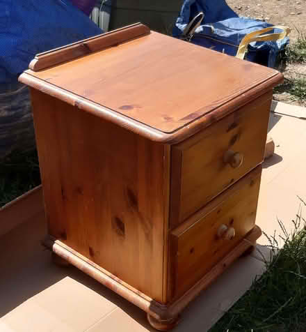 Photo of free 2 Drawer Pine Bedside Unit (Old Walcot SN3) #2