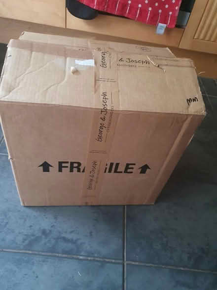 Photo of free Sturdy cardboard box (Sinfin DE24) #1