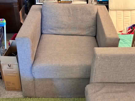 Photo of free Gray sofa and chair (San Jose West) #2