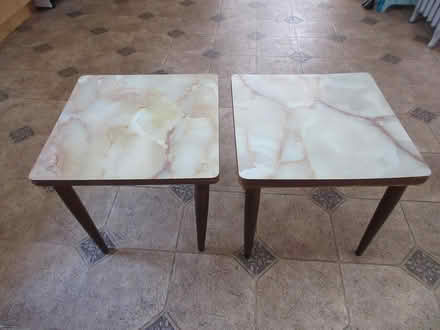 Photo of free 2 small end tables (North Cambridge) #1