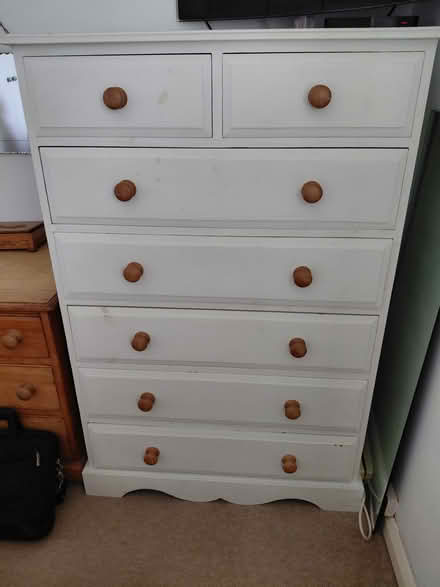 Photo of free Wooden chest of drawers (Bromham, Bedford) #1
