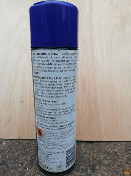 Photo of free Black car trim and tyre restorer. (Sewerby YO16) #2