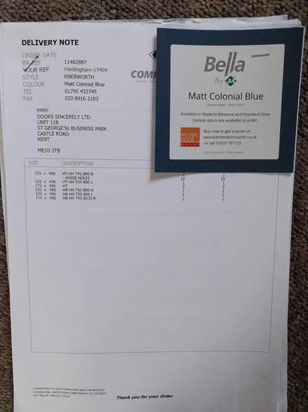 Photo of free Kitchen doors & drawer fronts (Cb24 9nt) #2