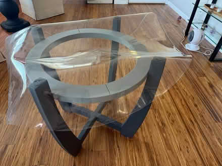 Photo of free Table base, plastic cover, no top (By Pruneyard in Campbell) #1