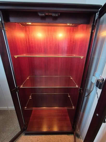 Photo of free Slim glass fronted display case (Morden Park) #2