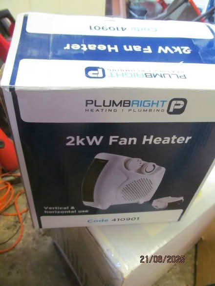 Photo of free Plum wright 2kw fan heater boxed (didsbury M20) #1