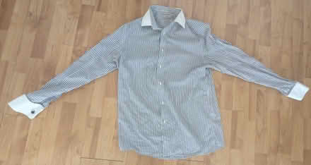 Photo of free Blue & White Striped Shirt (Springfield CM1) #1
