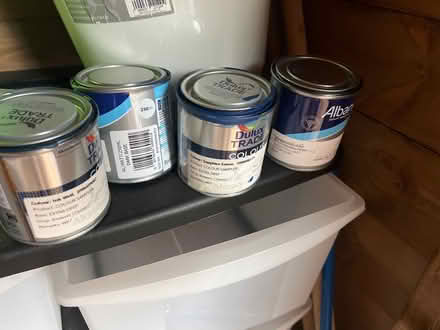 Photo of free Sample pots dark blue paint (Great Boughton CH3) #1