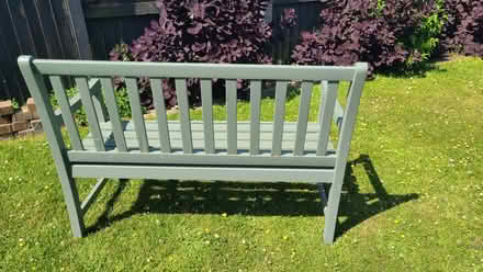 Photo of free 2 seater wooden garden sofa (Heacham PE31) #4