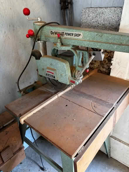 Photo of free Radial Arm saws (Greenwood) #2