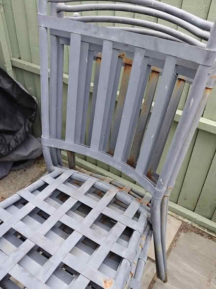 Photo of free 5 metal garden chairs (Lucan) #2