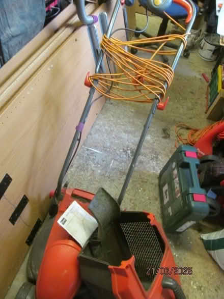 Photo of free Flymo Lawn Mower with grass box (didsbury M20) #4