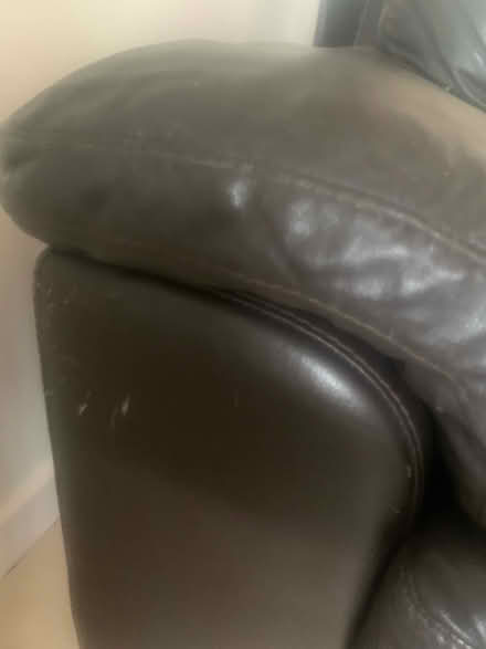 Photo of free 3 seater leather sofa (M32) #4