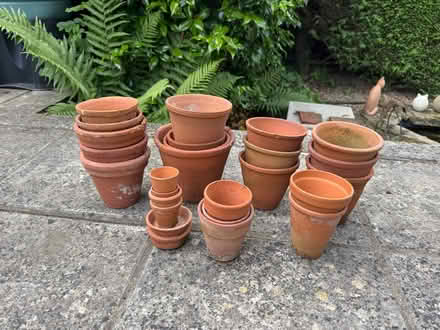 Photo of free Terracotta pots, various sizes. GU10 2PA (Churt GU10) #1