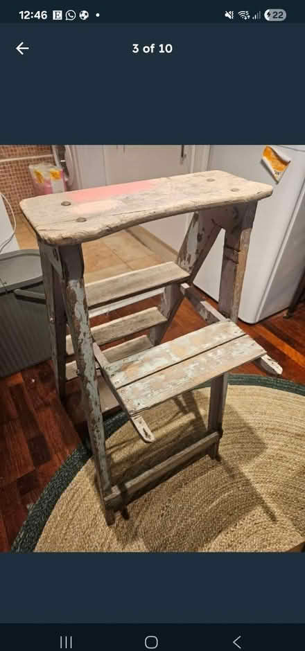 Photo of free Vintage stepladder (E15 1HB) #3