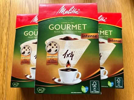 Photo of free 3 boxes of Melitta 1x4 coffee filters (Twyford RG10) #1