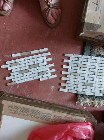 Photo of free Large wall tiles and mosaic tiles (Hersham KT12) #4