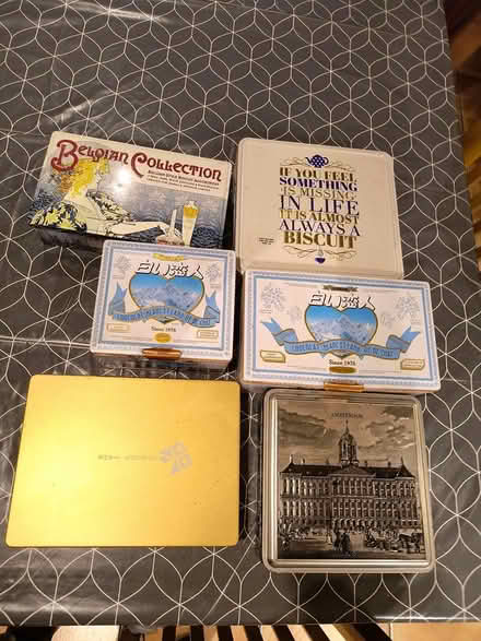 Photo of free Cake and biscuit tins (Royston SG8) #1