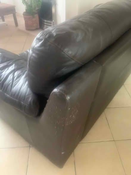 Photo of free 3 seater leather sofa (M32) #2