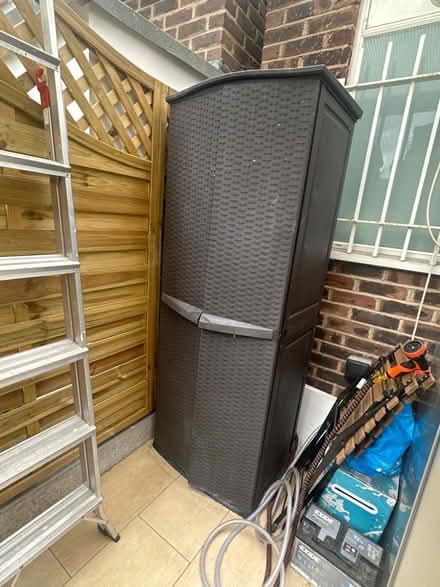 Photo of free Mini shed with shelves (West Kensington W14) #1