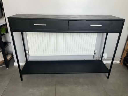 Photo of free Black hallway console (Brantham CO11) #1