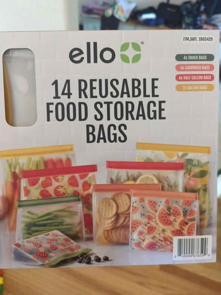 Photo of free Resubale Food Storage Bags (Sunnyvale (Serra Park)) #1