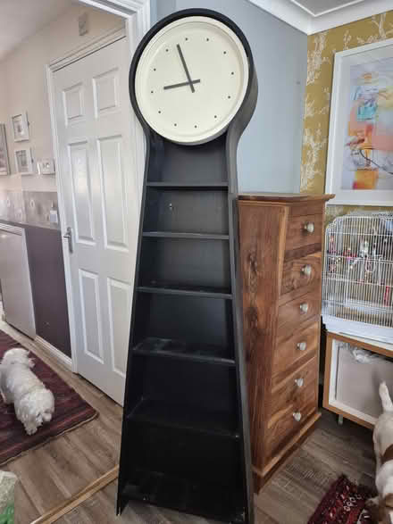 Photo of free Tall clock with book case (Harold wood Rm3 0gd) #2